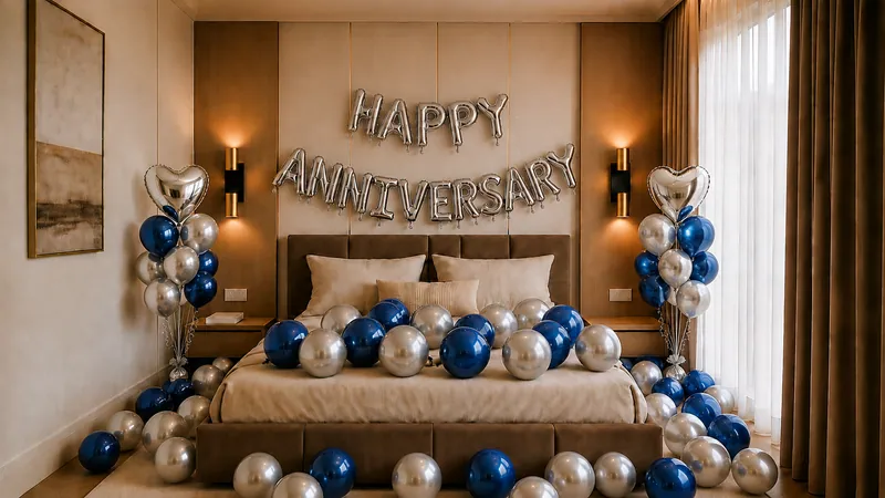 Anniversary Room Decoration in Prague