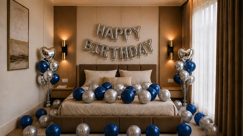 Birthday Room Decoration in Prague